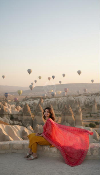 Mustard Chanderi Woven Design Suit Set With Zardosi