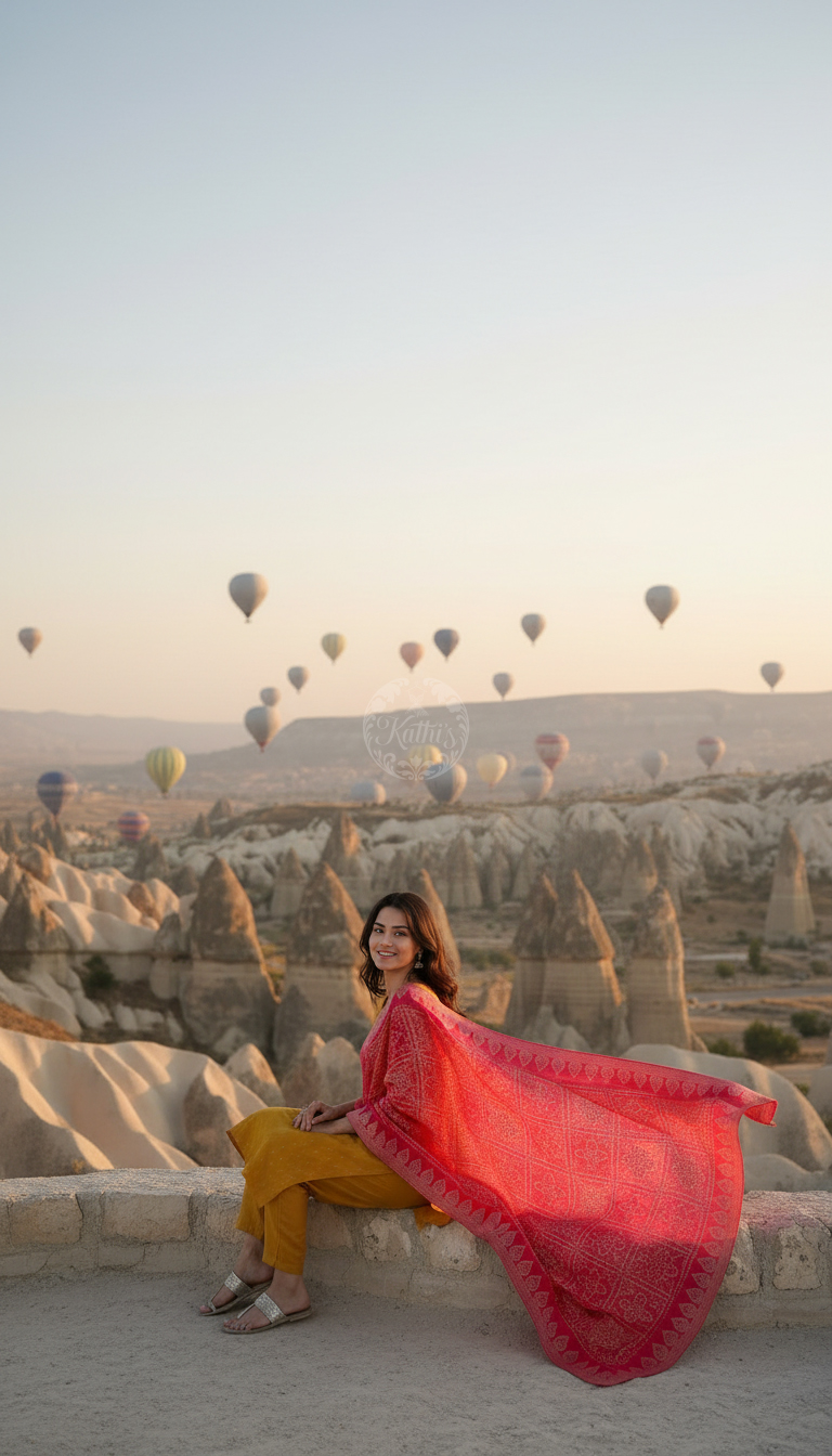 Mustard Chanderi Woven Design Suit Set With Zardosi