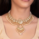 Manusha Necklace And Maheshwari Chandbalis Polki Set