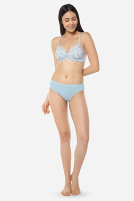 Printed Lightly Padded All Day Comfort Non-Wired Seamless T-Shirt Cotton Bra