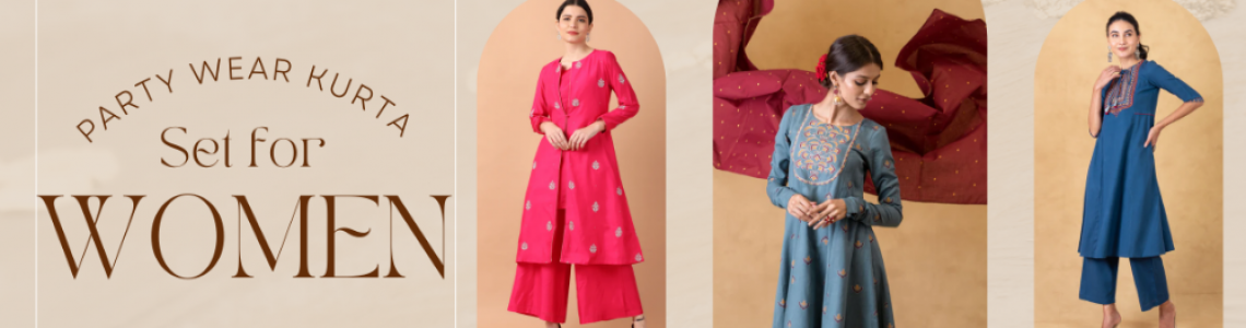 Be Party Ready: Contemporary Kurta Sets for Women