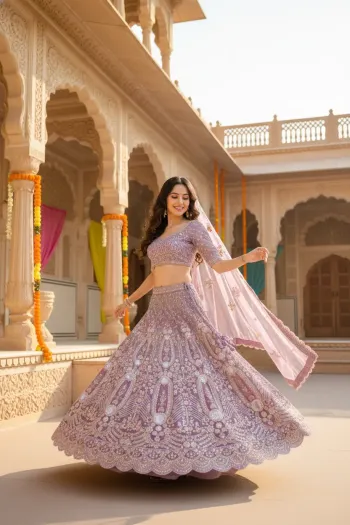 Embroidered Bridal Lehenga