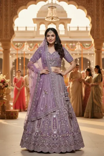 Embroidered Bridal Lehenga