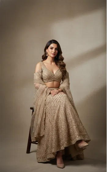 Embellished Lehenga Set