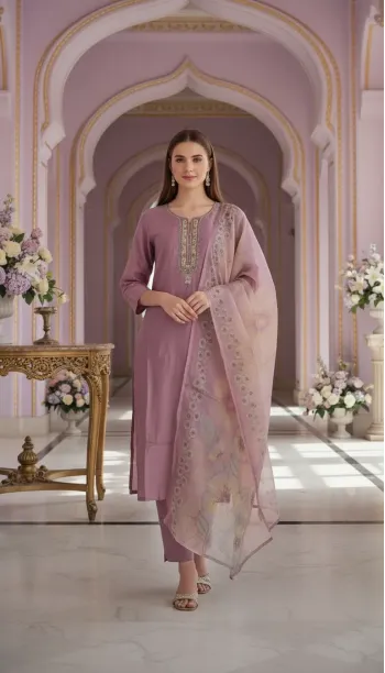 Embellished Suit Set