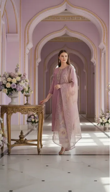 Embellished Suit Set