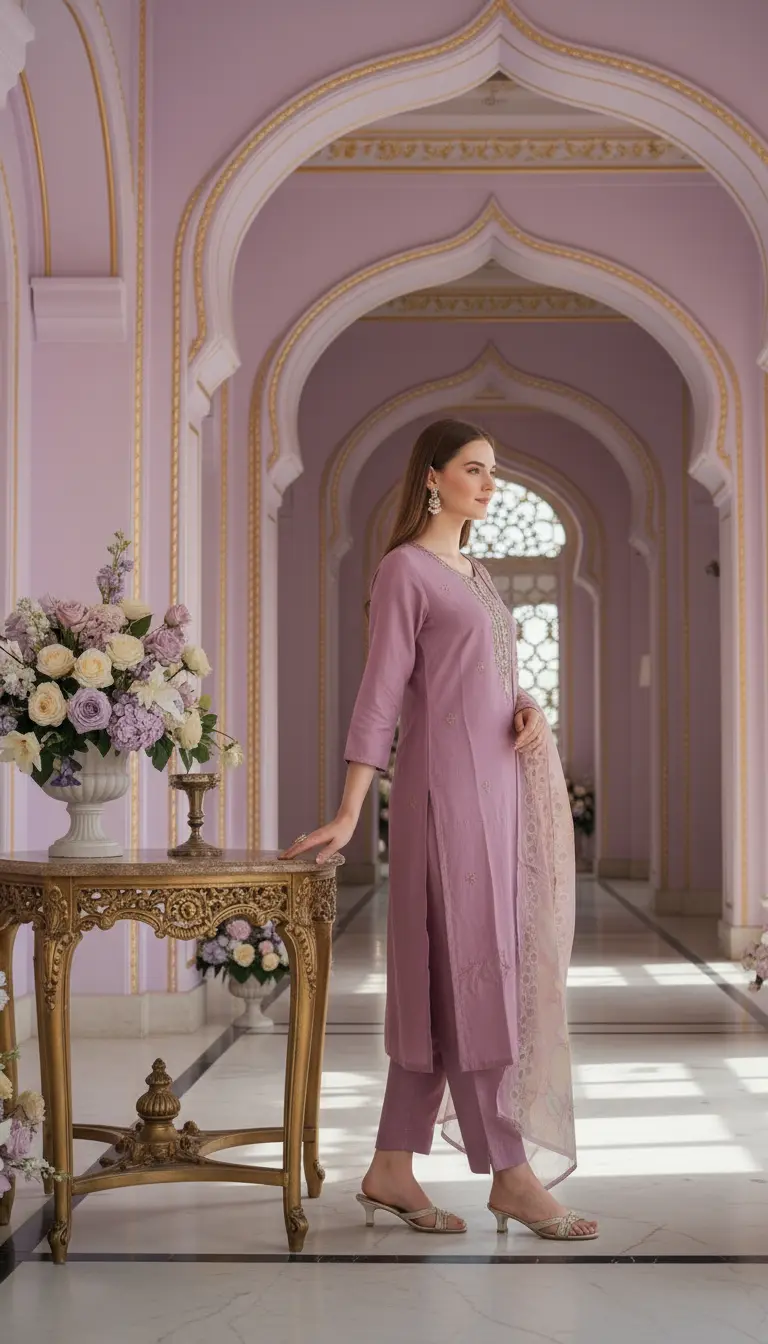 Embellished Suit Set