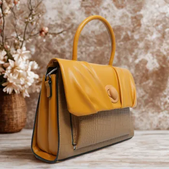 Ladies casual soft leather bag