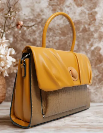 Ladies casual soft leather bag