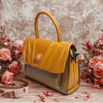Ladies casual soft leather bag