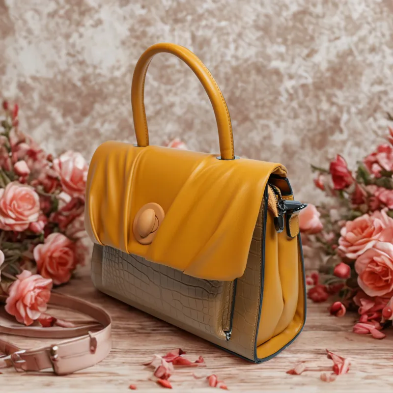 Ladies casual soft leather bag