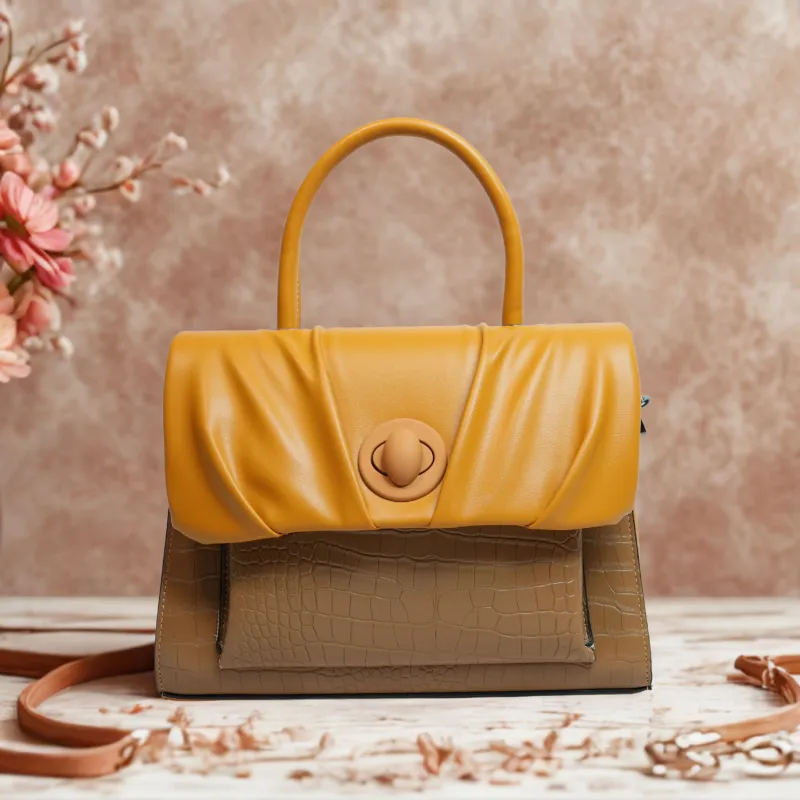 Ladies casual soft leather bag