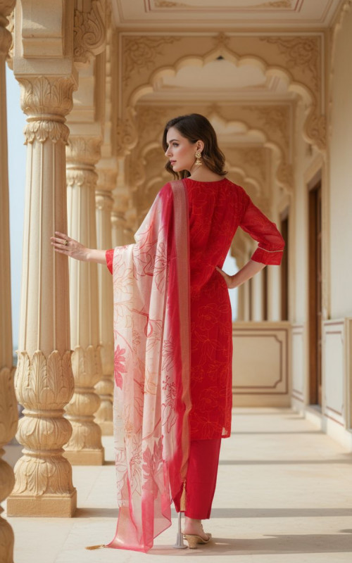 Crimson Crush Suit Set