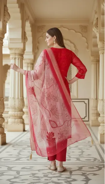 Crimson Crush Suit Set