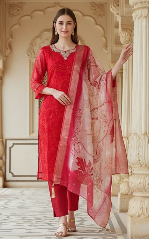 Crimson Crush Suit Set