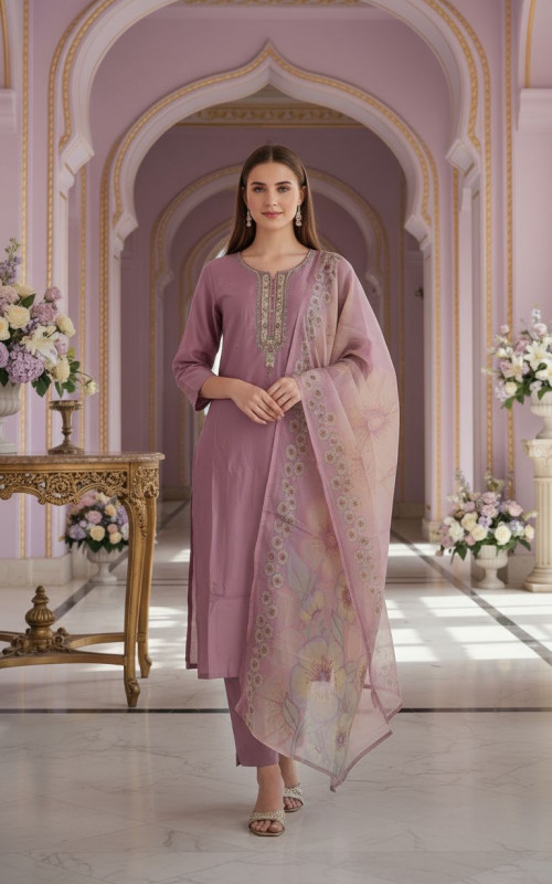 Embellished Suit Set