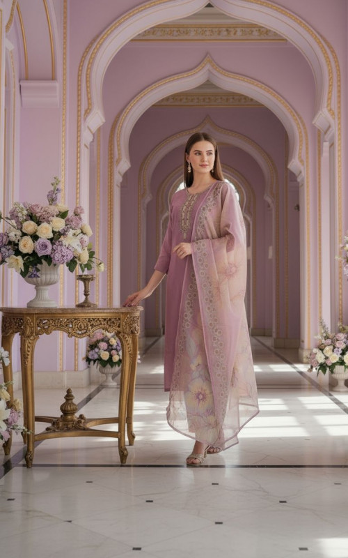 Embellished Suit Set