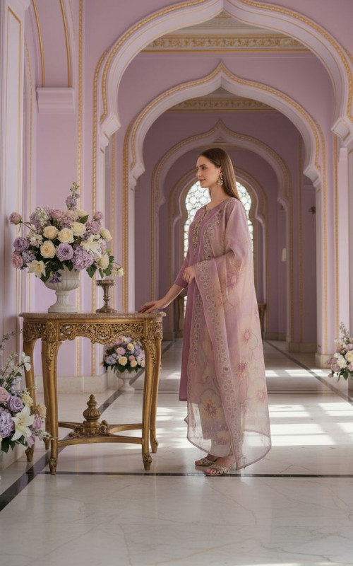 Embellished Suit Set