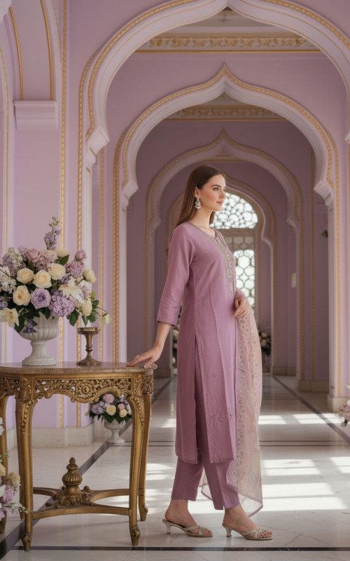 Embellished Suit Set