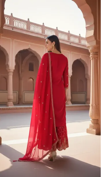 Festive Sharara Ensemble