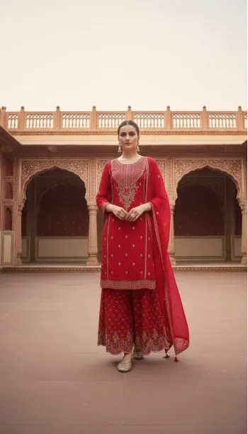 Festive Sharara Ensemble