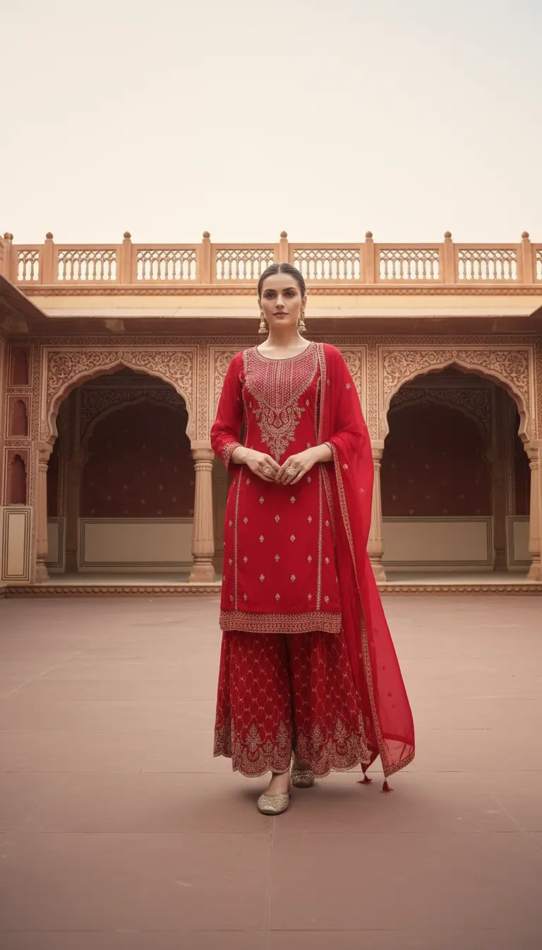 Festive Sharara Ensemble