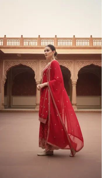 Festive Sharara Ensemble