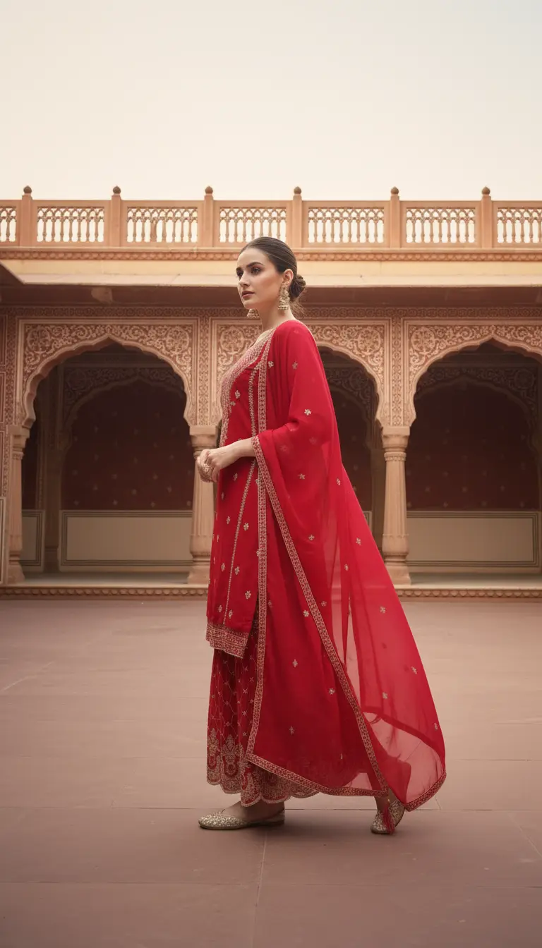 Festive Sharara Ensemble