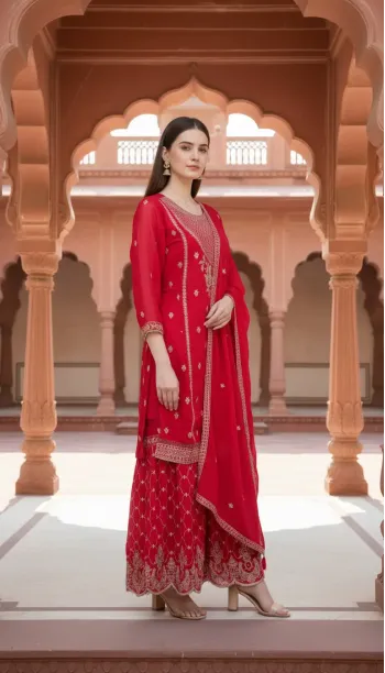 Festive Sharara Ensemble