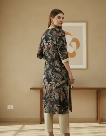 Printed Suit Ensemble