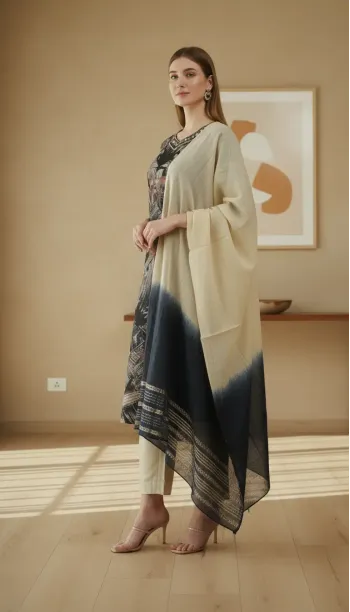 Printed Suit Ensemble