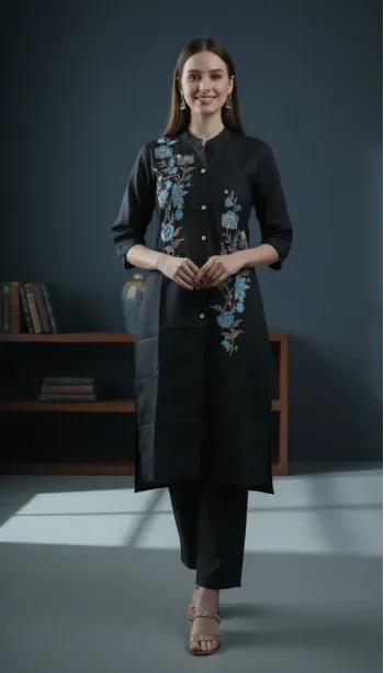 Embroidered Co-ord Set