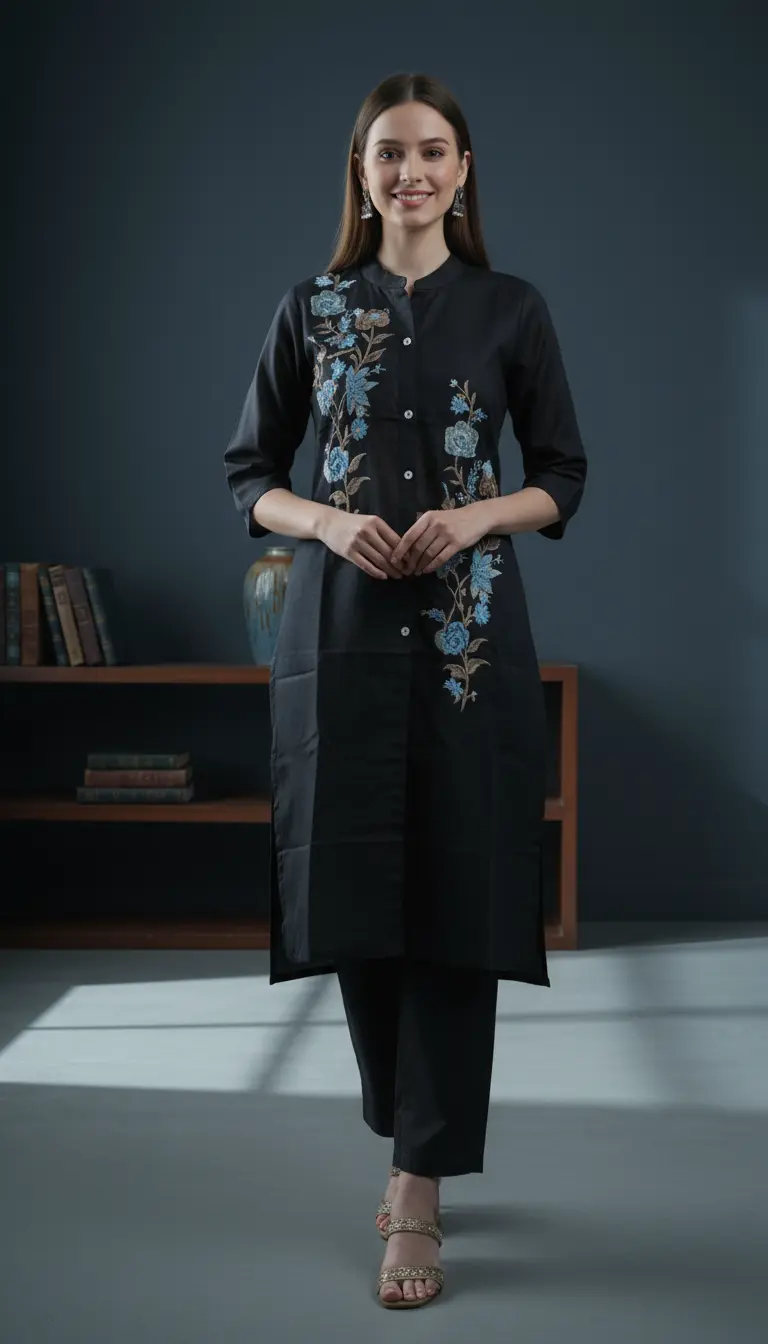 Embroidered Co-ord Set