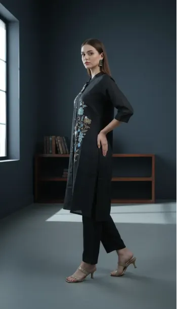 Embroidered Co-ord Set