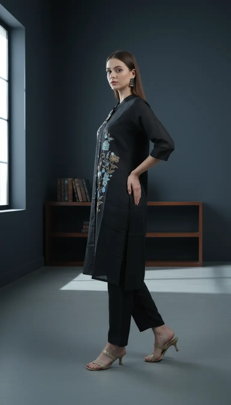 Embroidered Co-ord Set