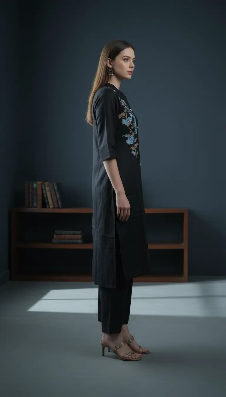 Embroidered Co-ord Set