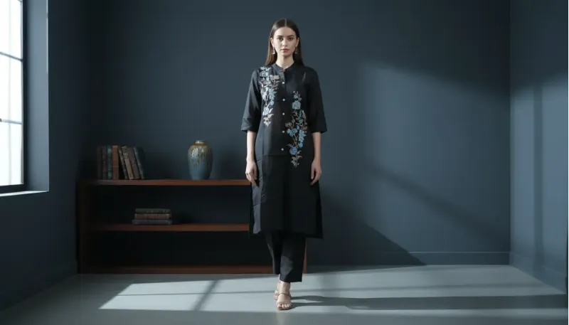 Embroidered Co-ord Set