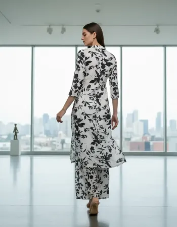 Noir & Blanc Palazzo Set