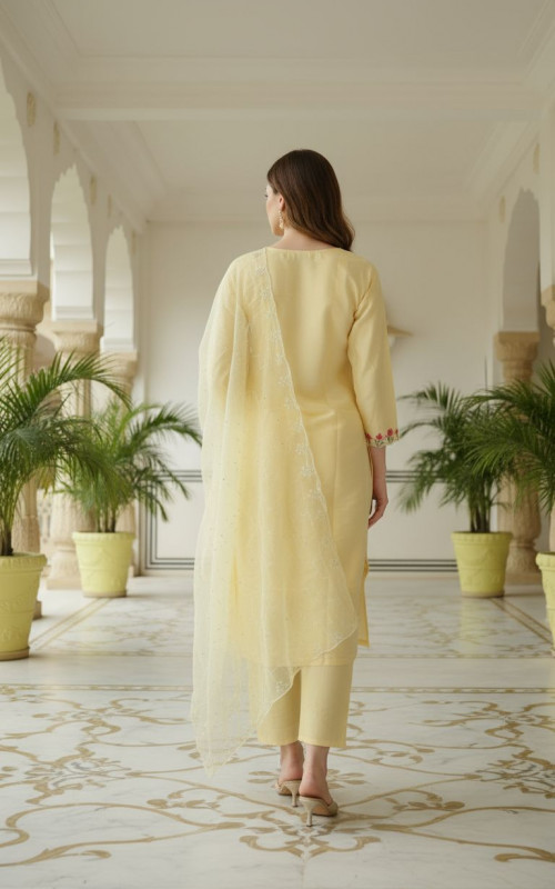 Buttercup Embroidered Set