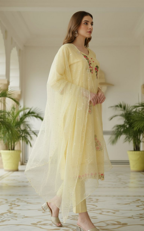 Buttercup Embroidered Set