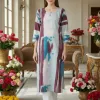 Tie-Dye Print Straight Kurta