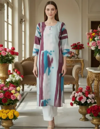 Tie-Dye Print Straight Kurta