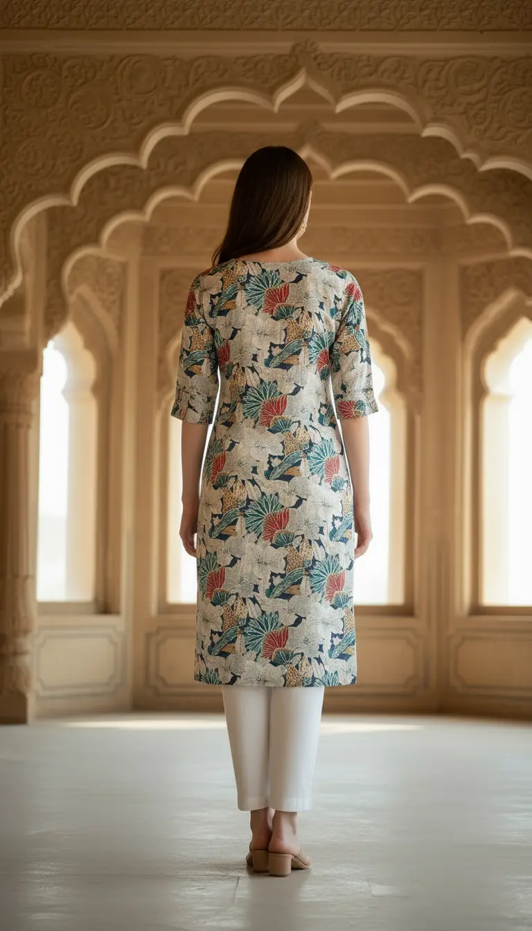 Floral Print Tunic Dress