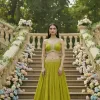 Chartreuse Lehenga Set