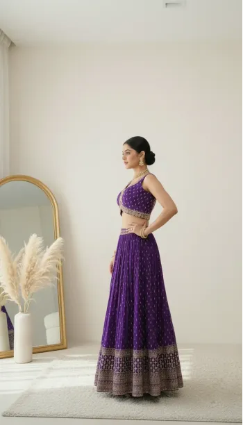 Sequin Lehenga