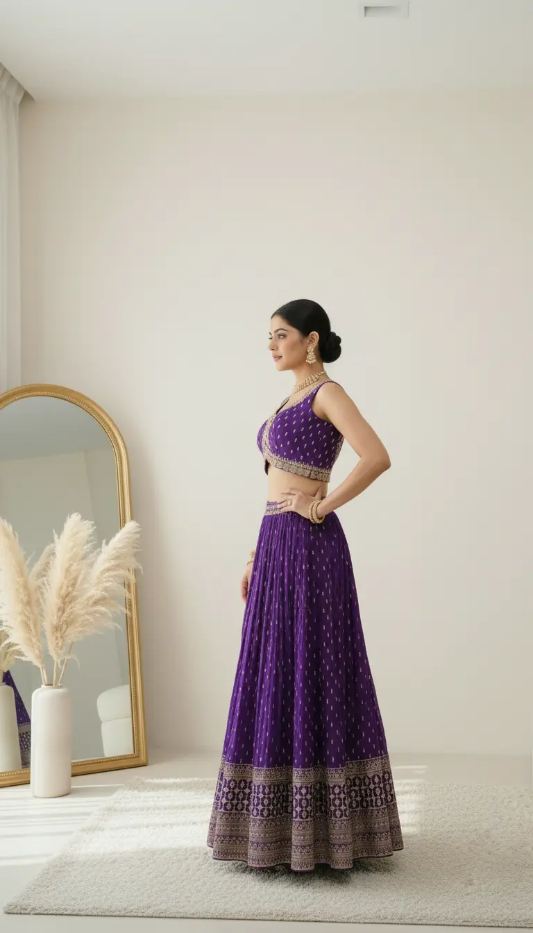 Sequin Lehenga