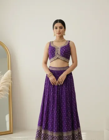 Sequin Lehenga