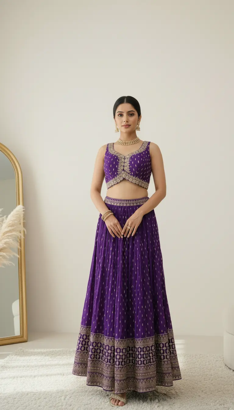 Sequin Lehenga