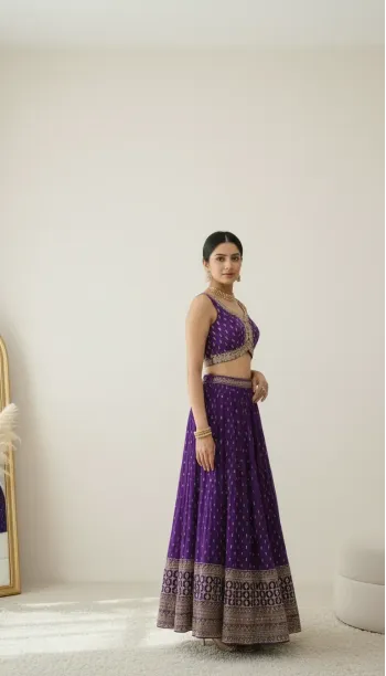 Sequin Lehenga