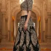 Noir Paisley Lehenga